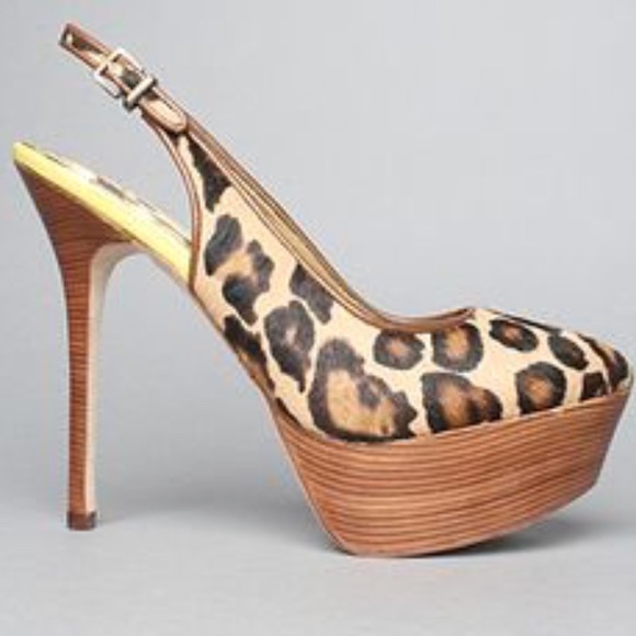 Sam Edelman Novato Platform Slingback 10 Heels EUC - Picture 1 of 5